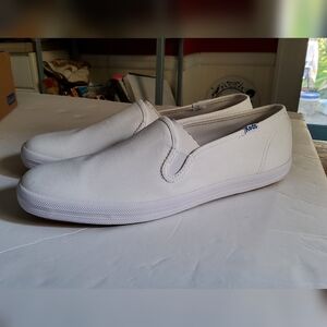 Keds Women's White Slip-On Loafers Champion